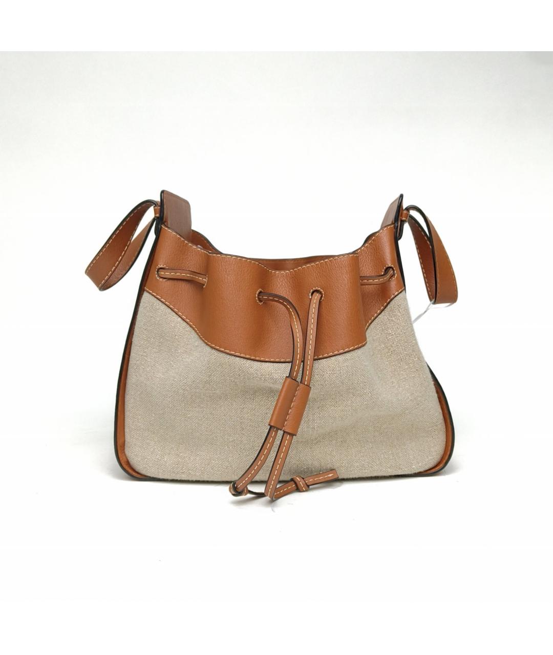 LOEWE Коричневая сумка через плечо, фото 7