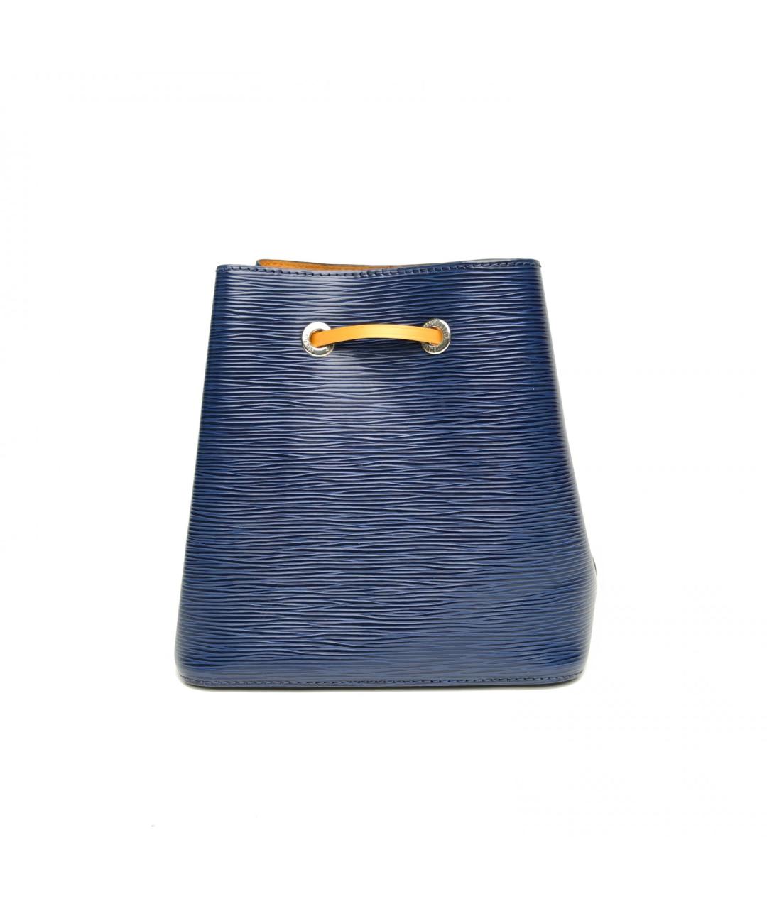 LOUIS VUITTON Синяя кожаная сумка через плечо, фото 4