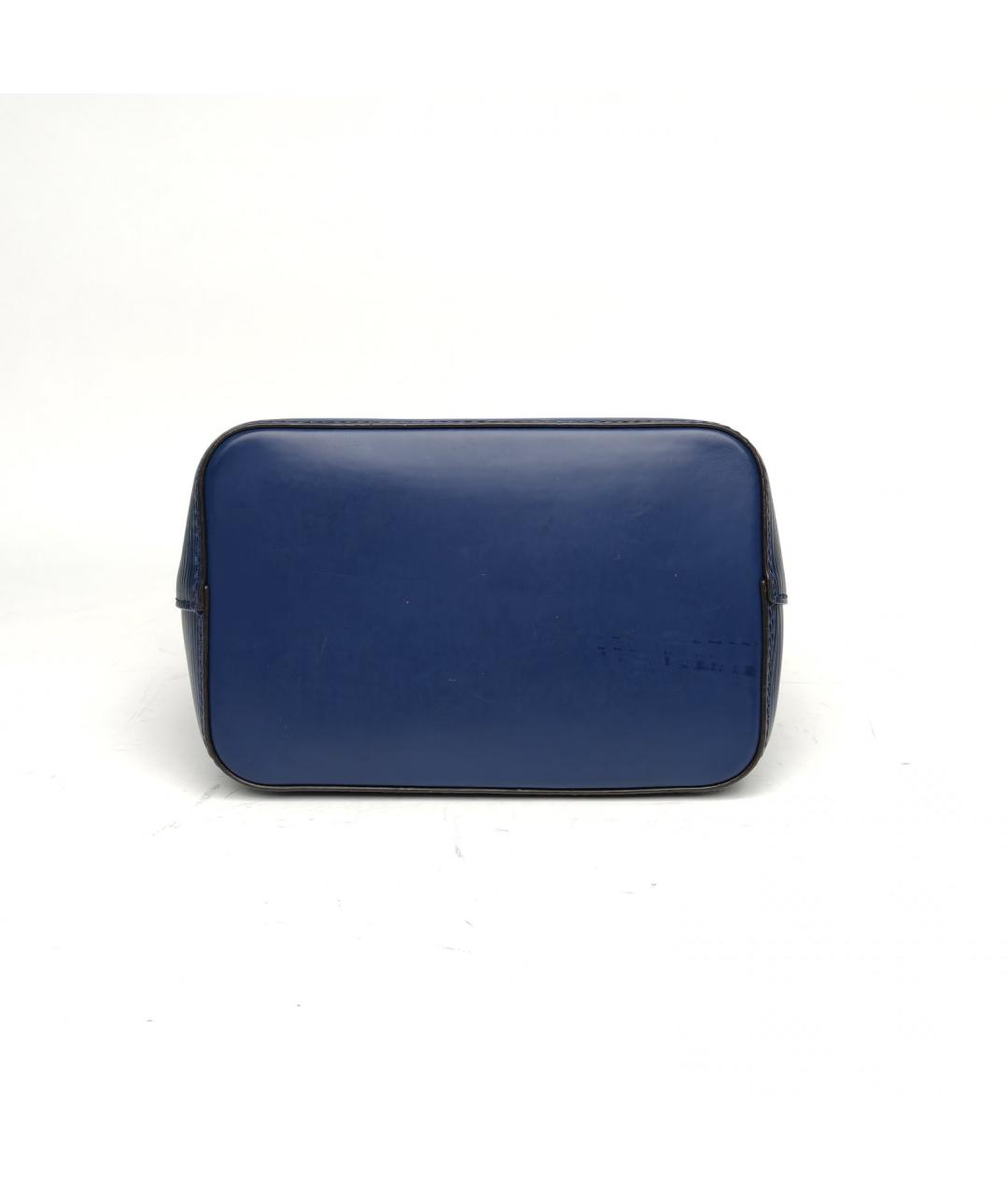 LOUIS VUITTON Синяя кожаная сумка через плечо, фото 6