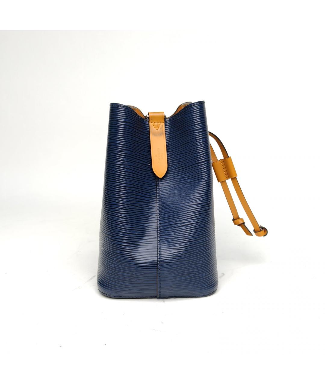 LOUIS VUITTON Синяя кожаная сумка через плечо, фото 5