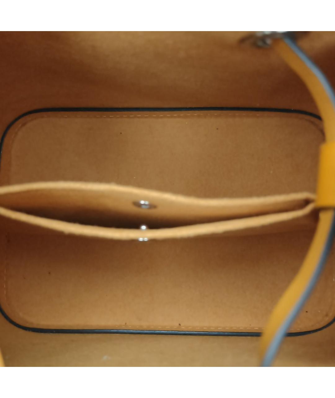 LOUIS VUITTON Синяя кожаная сумка через плечо, фото 7