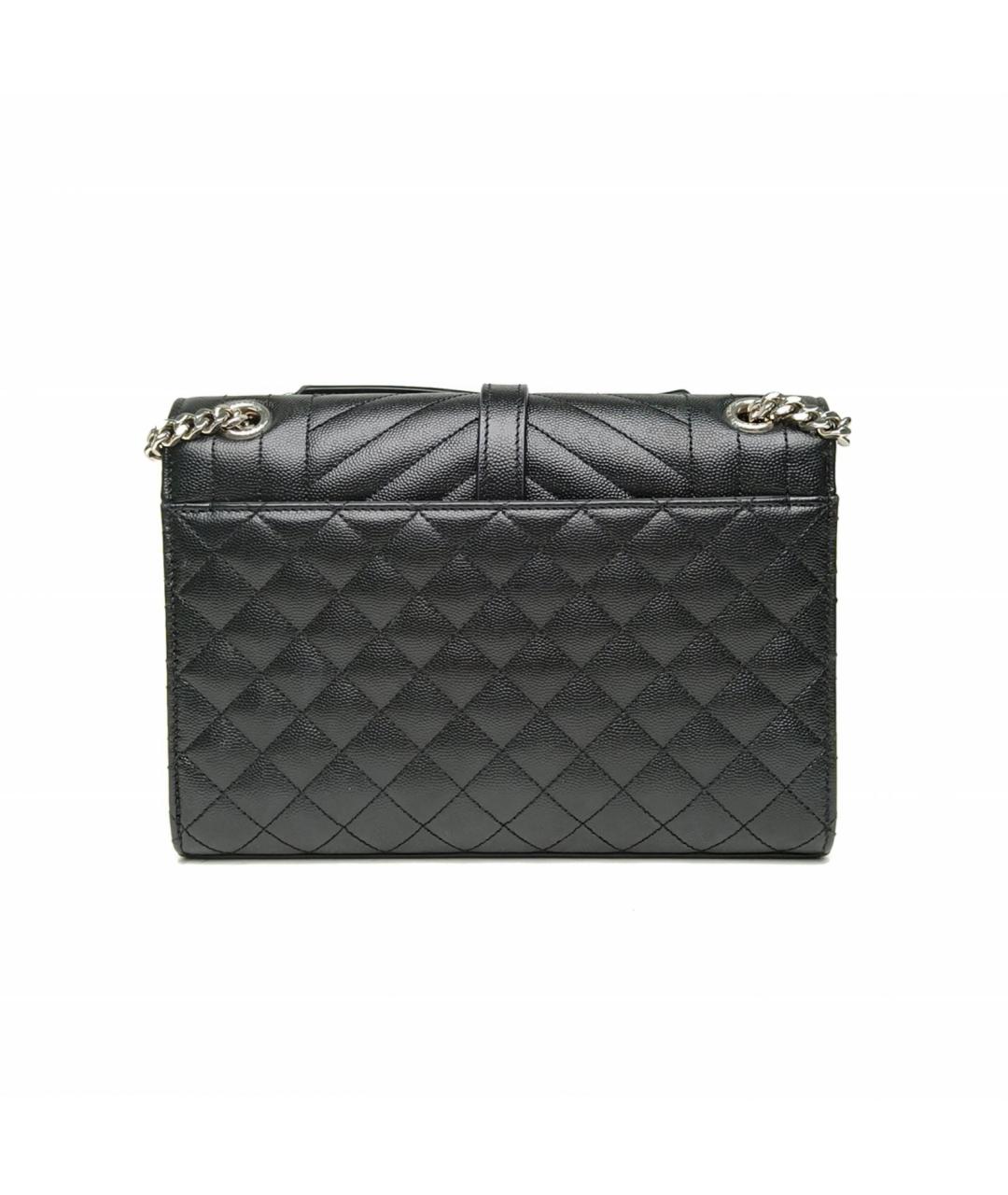 SAINT LAURENT Черная кожаная сумка через плечо, фото 4