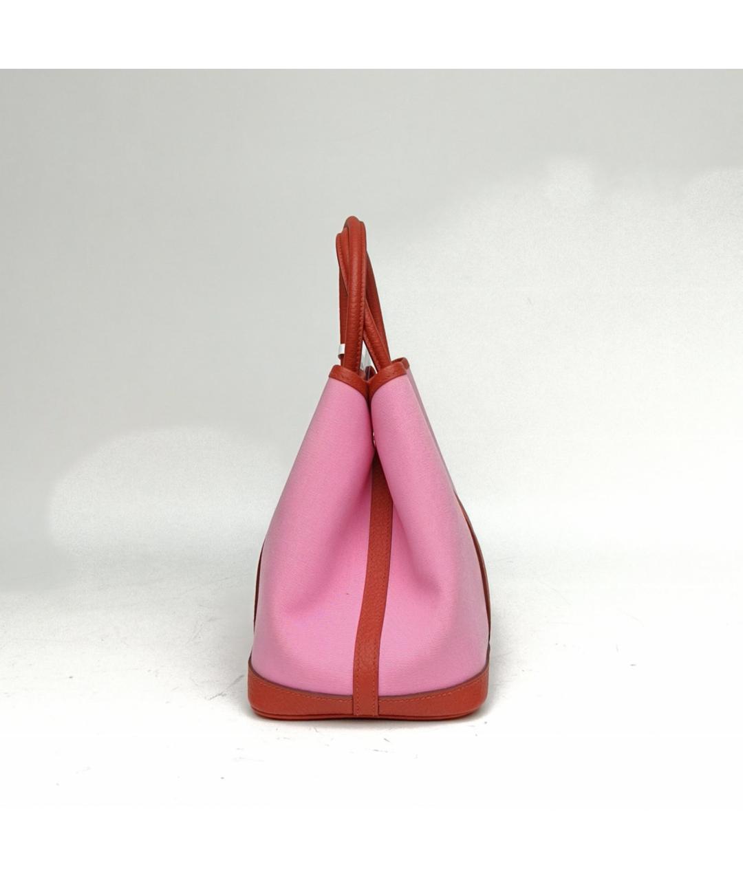 HERMES Розовая сумка с короткими ручками, фото 3