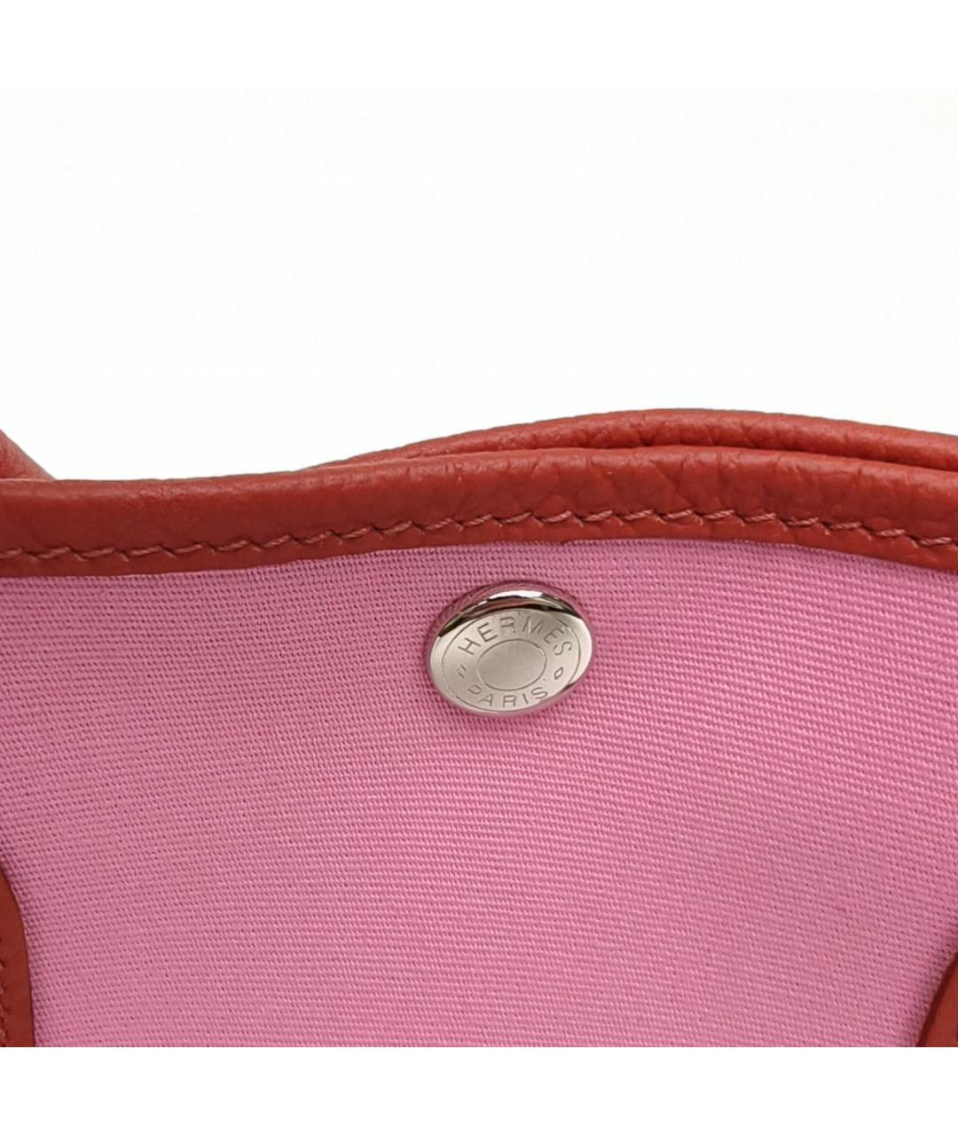 HERMES Розовая сумка с короткими ручками, фото 7