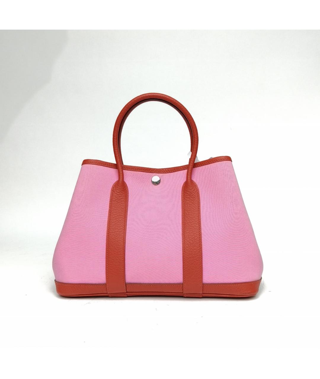 HERMES Розовая сумка с короткими ручками, фото 2