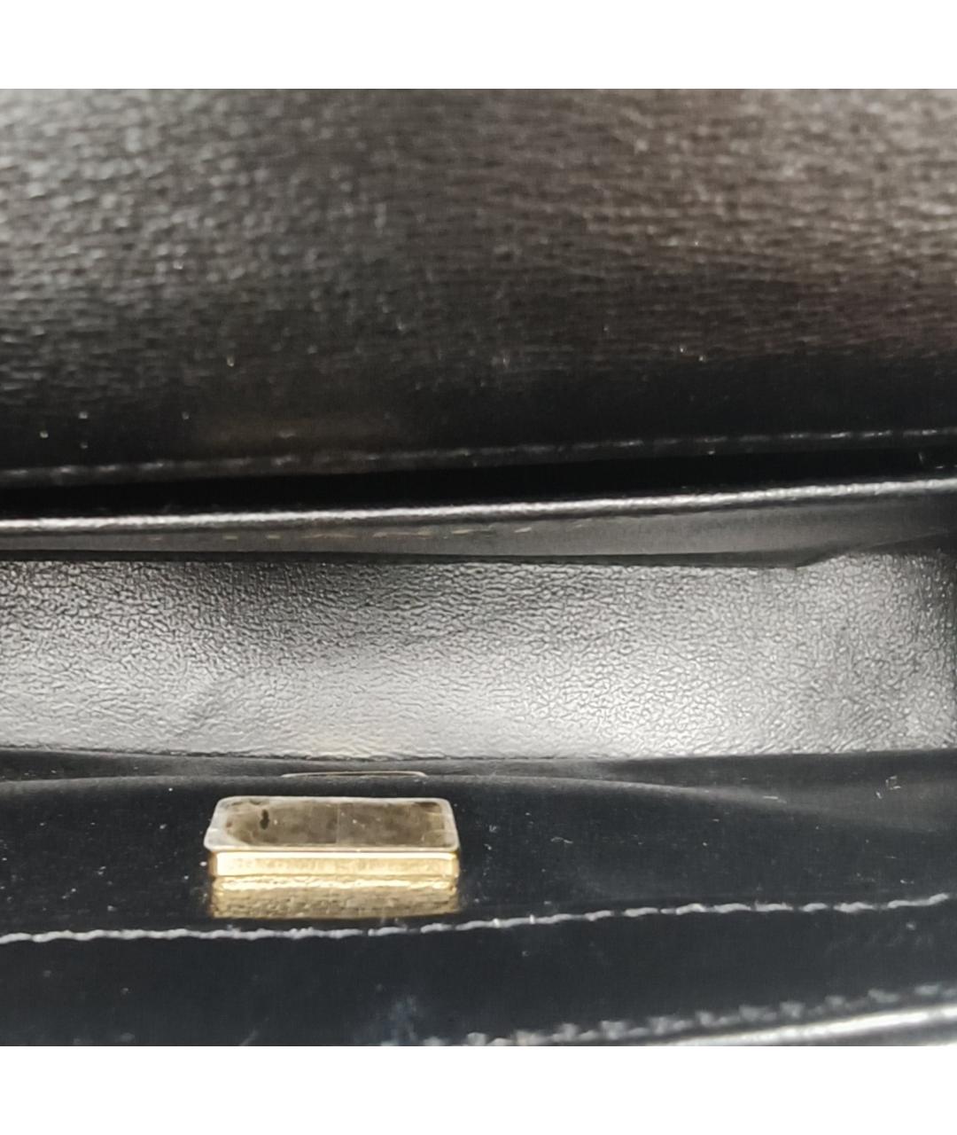 CHANEL Черная кожаная сумка через плечо, фото 8