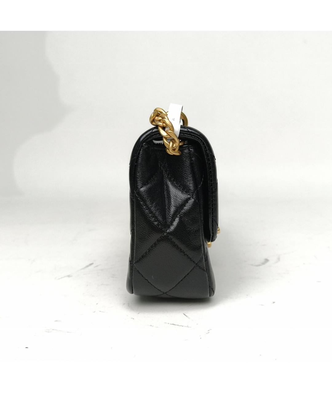 CHANEL Черная кожаная сумка через плечо, фото 3
