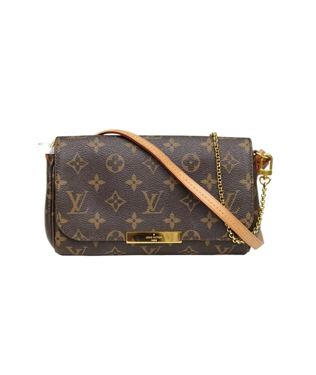 LOUIS VUITTON Коричневая сумка через плечо, фото 9