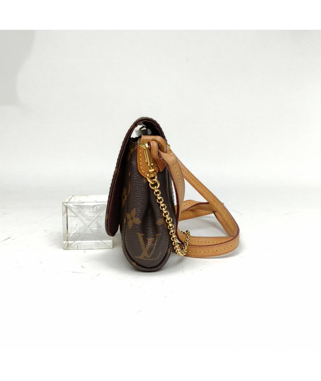 LOUIS VUITTON Коричневая сумка через плечо, фото 3