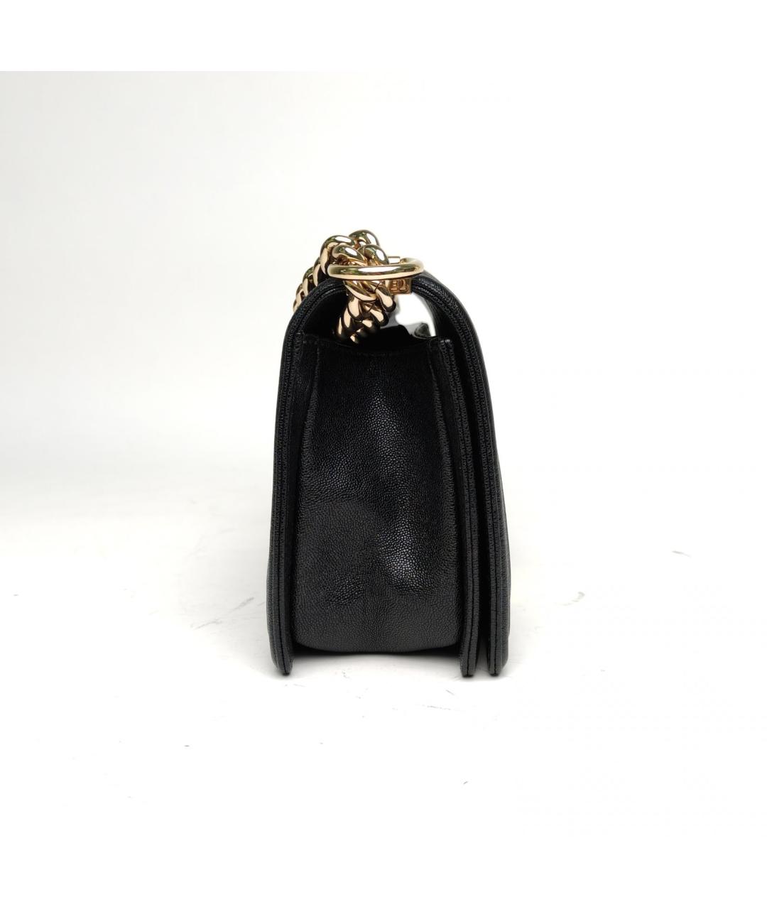 CHANEL Черная кожаная сумка через плечо, фото 5