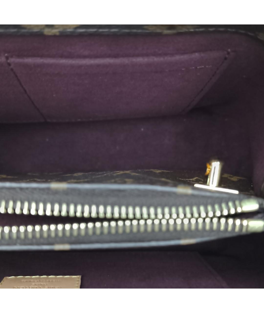 LOUIS VUITTON Коричневая сумка с короткими ручками, фото 7