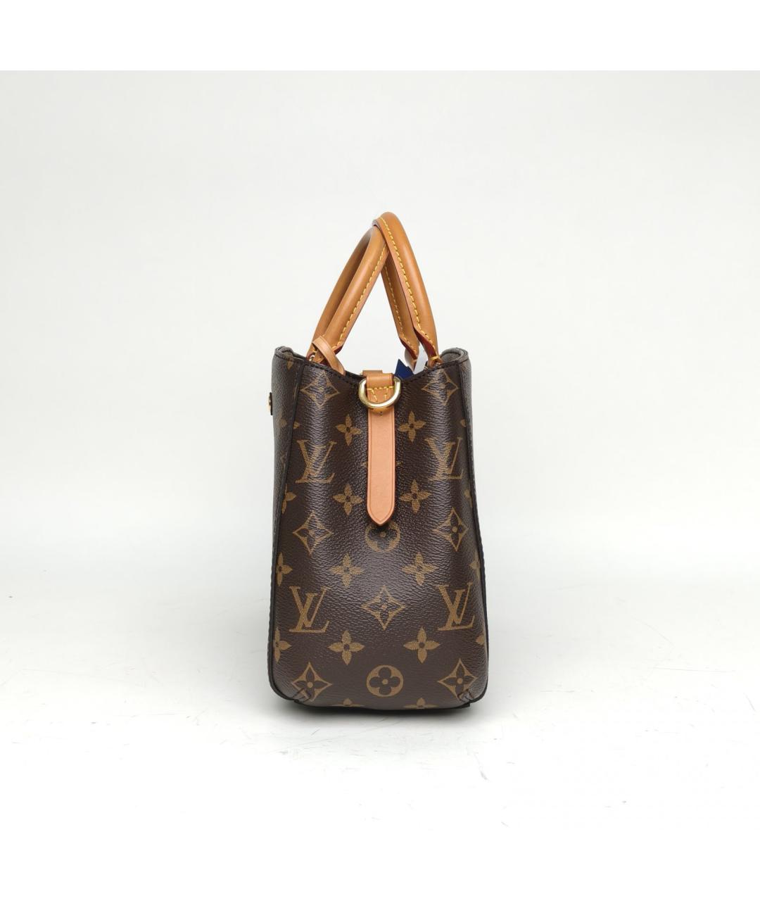 LOUIS VUITTON Коричневая сумка с короткими ручками, фото 5