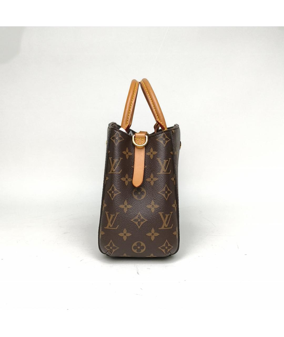 LOUIS VUITTON Коричневая сумка с короткими ручками, фото 3