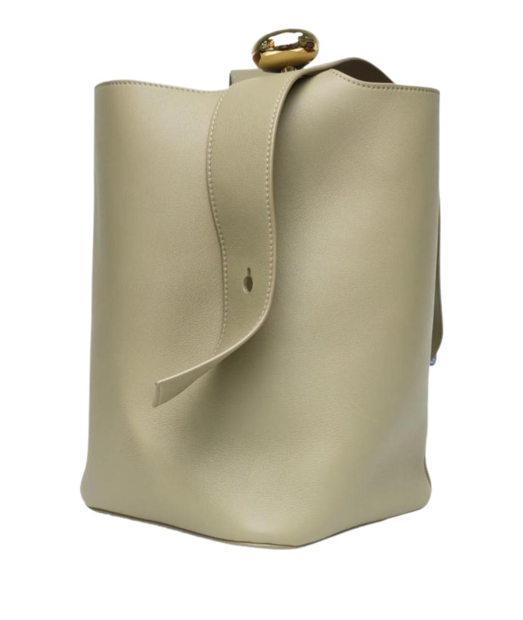 LOEWE Зеленая кожаная сумка через плечо, фото 1