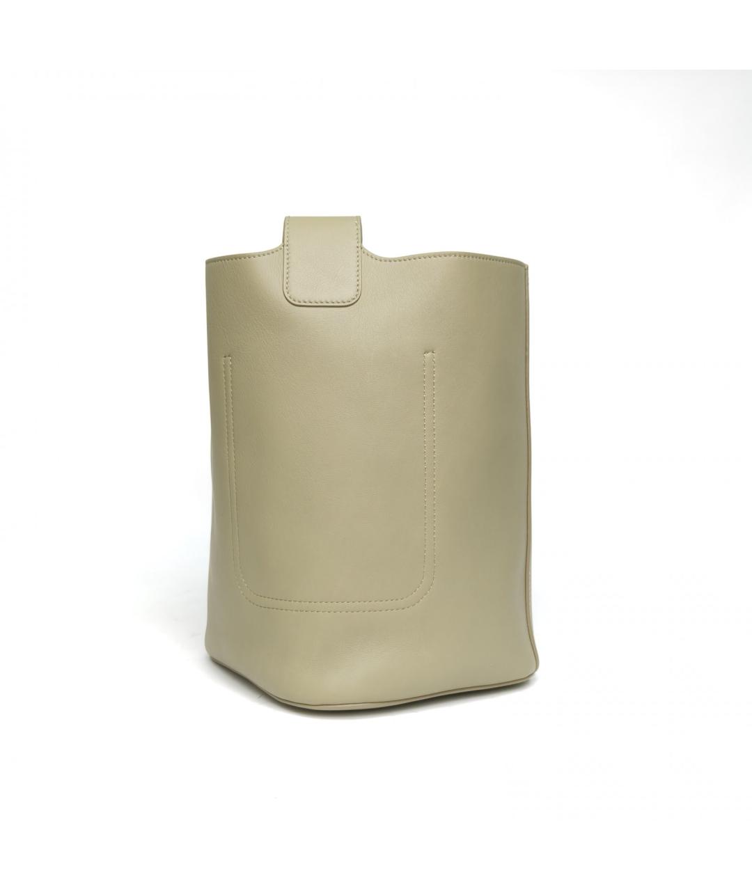 LOEWE Зеленая кожаная сумка через плечо, фото 4