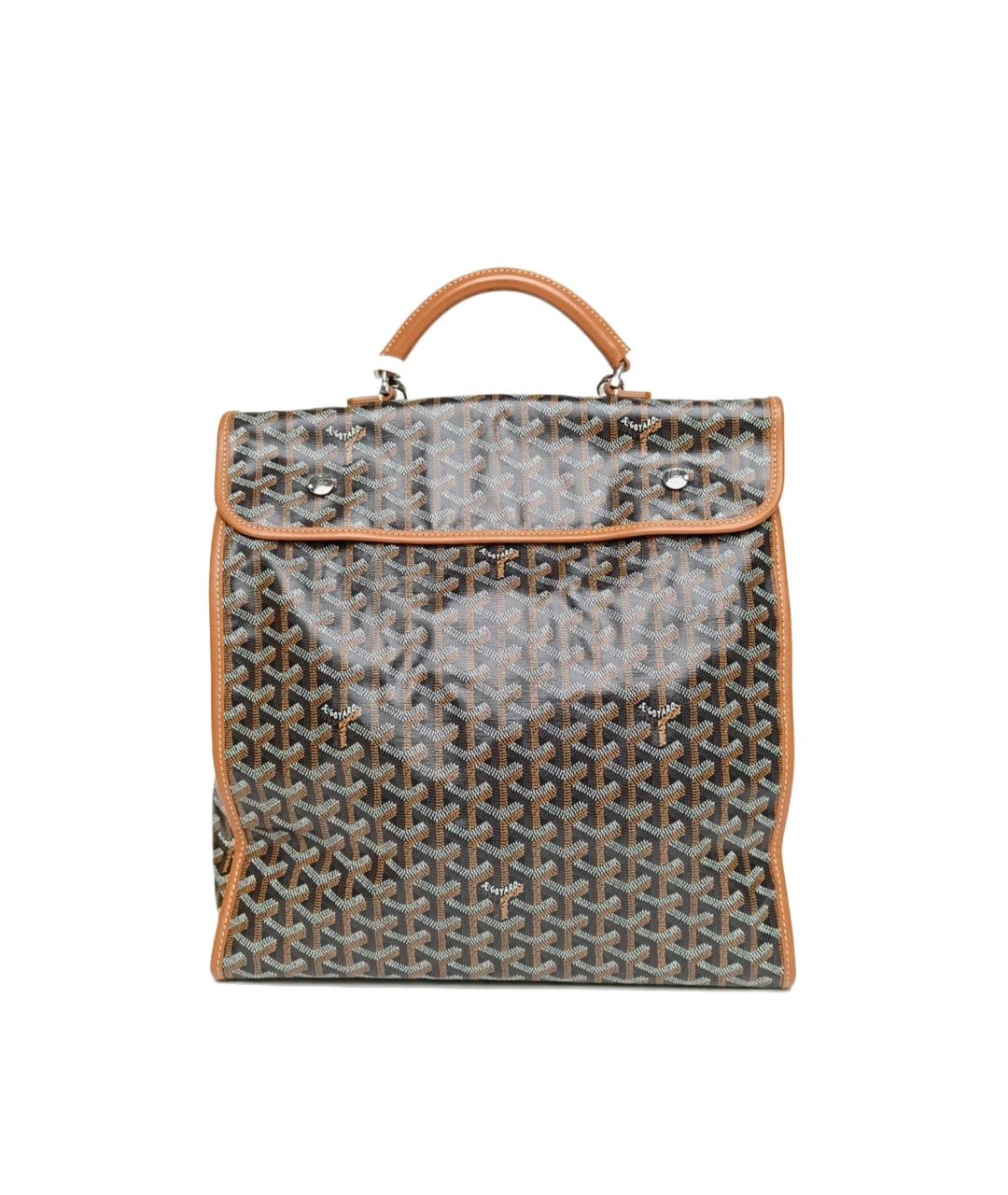 GOYARD Коричневый рюкзак, фото 8