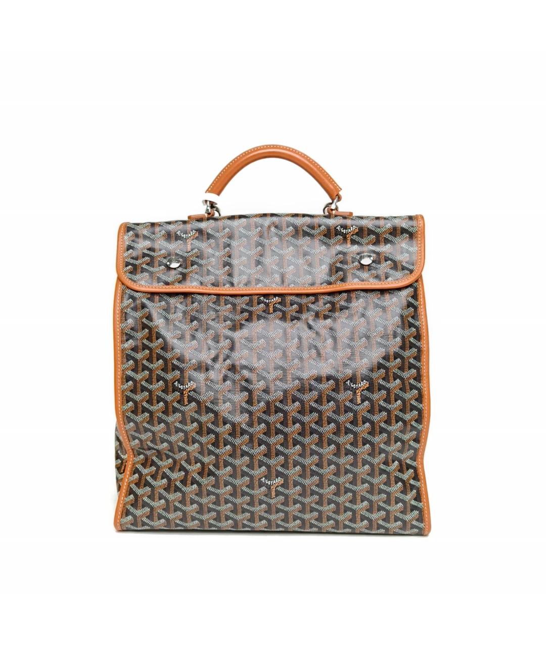 GOYARD Коричневый рюкзак, фото 2