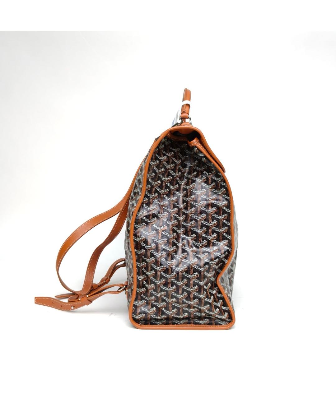 GOYARD Коричневый рюкзак, фото 5