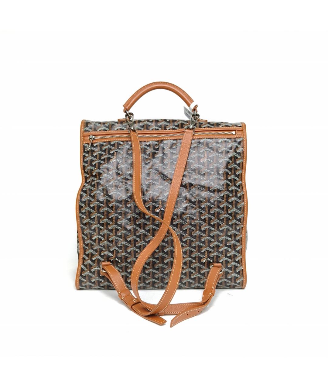 GOYARD Коричневый рюкзак, фото 4