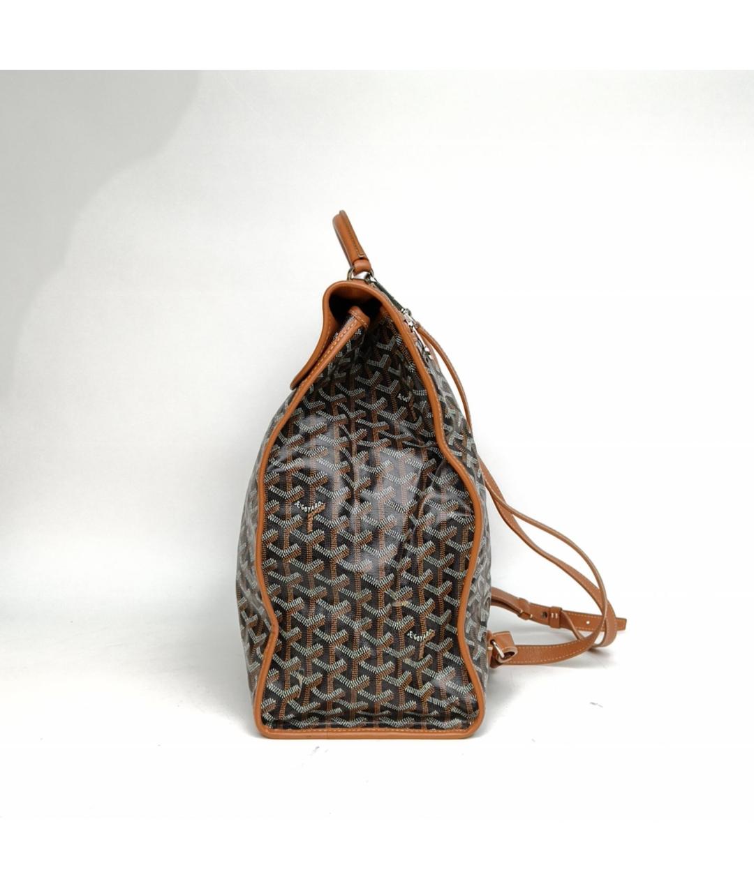 GOYARD Коричневый рюкзак, фото 3