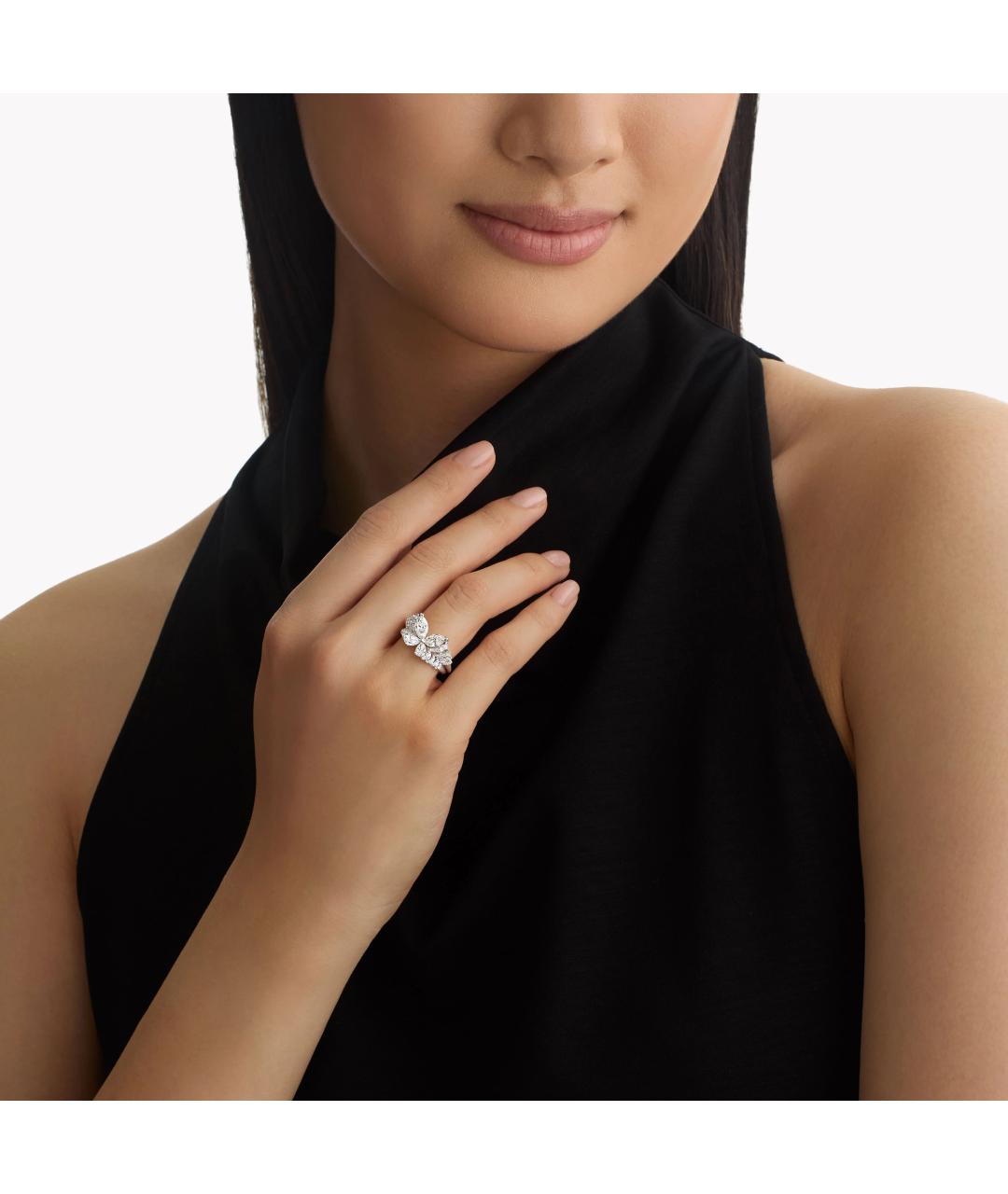 GRAFF Серебряное кольцо из белого золота, фото 4