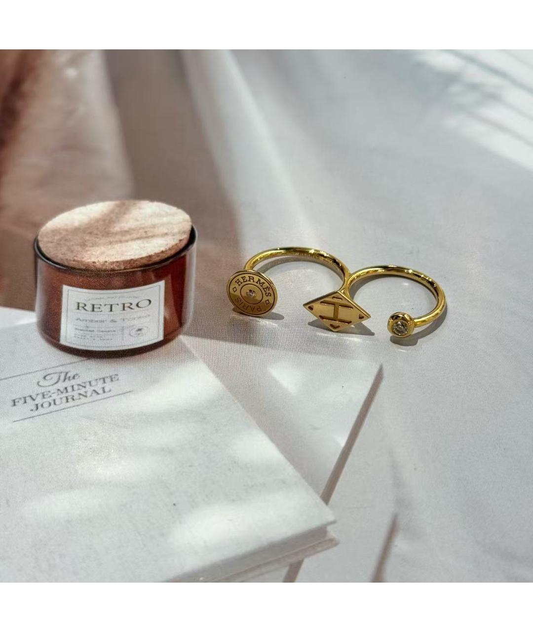 HERMES Золотое кольцо из желтого золота, фото 2