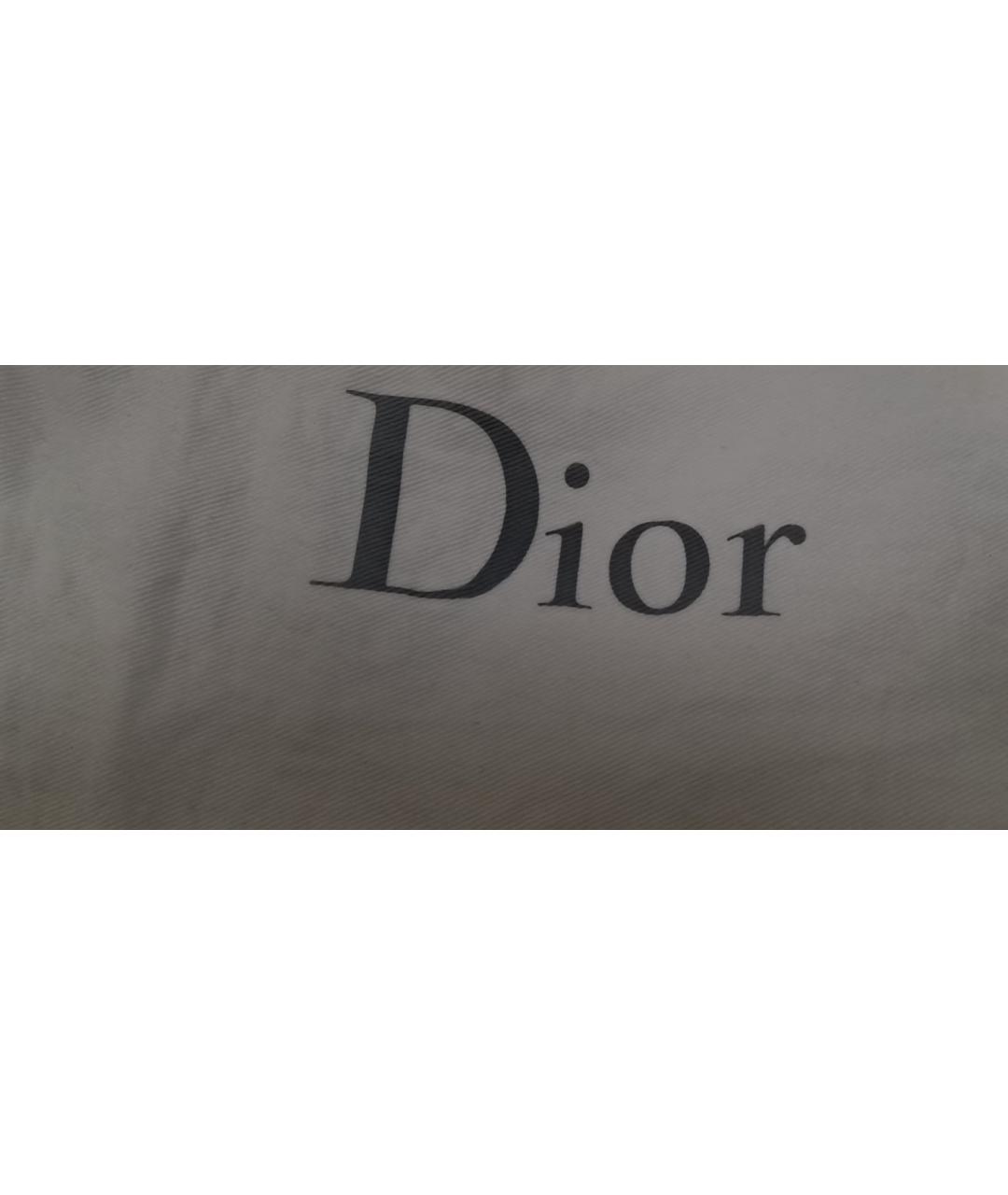 CHRISTIAN DIOR Серая тканевая сумка с короткими ручками, фото 8