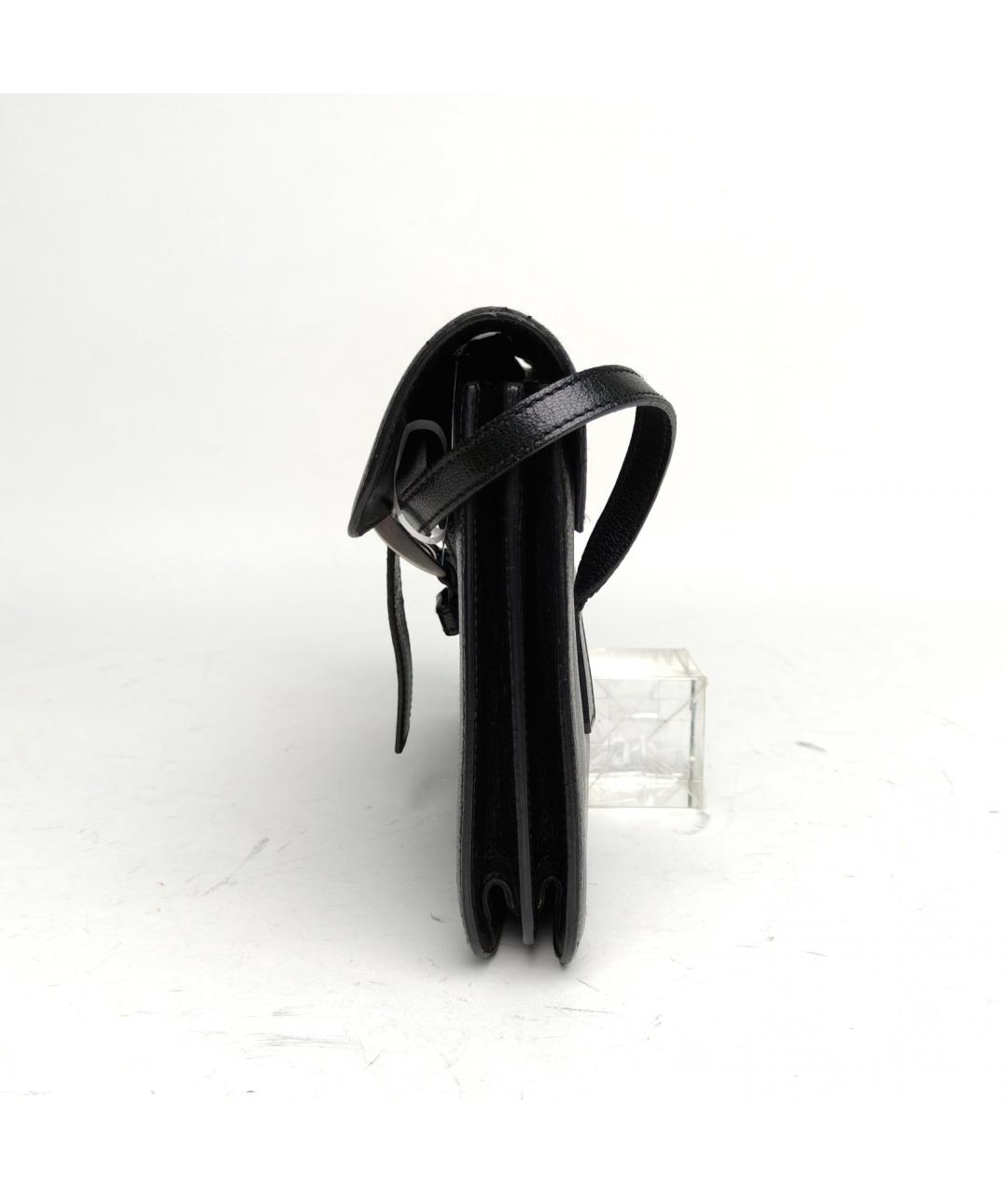 PRADA Черная кожаная сумка через плечо, фото 5