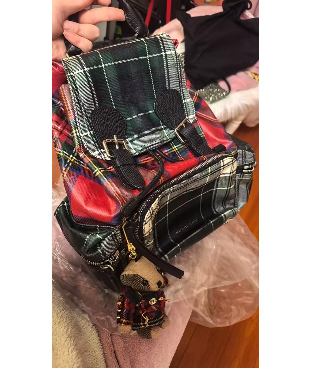 BURBERRY Мульти тканевый рюкзак, фото 9