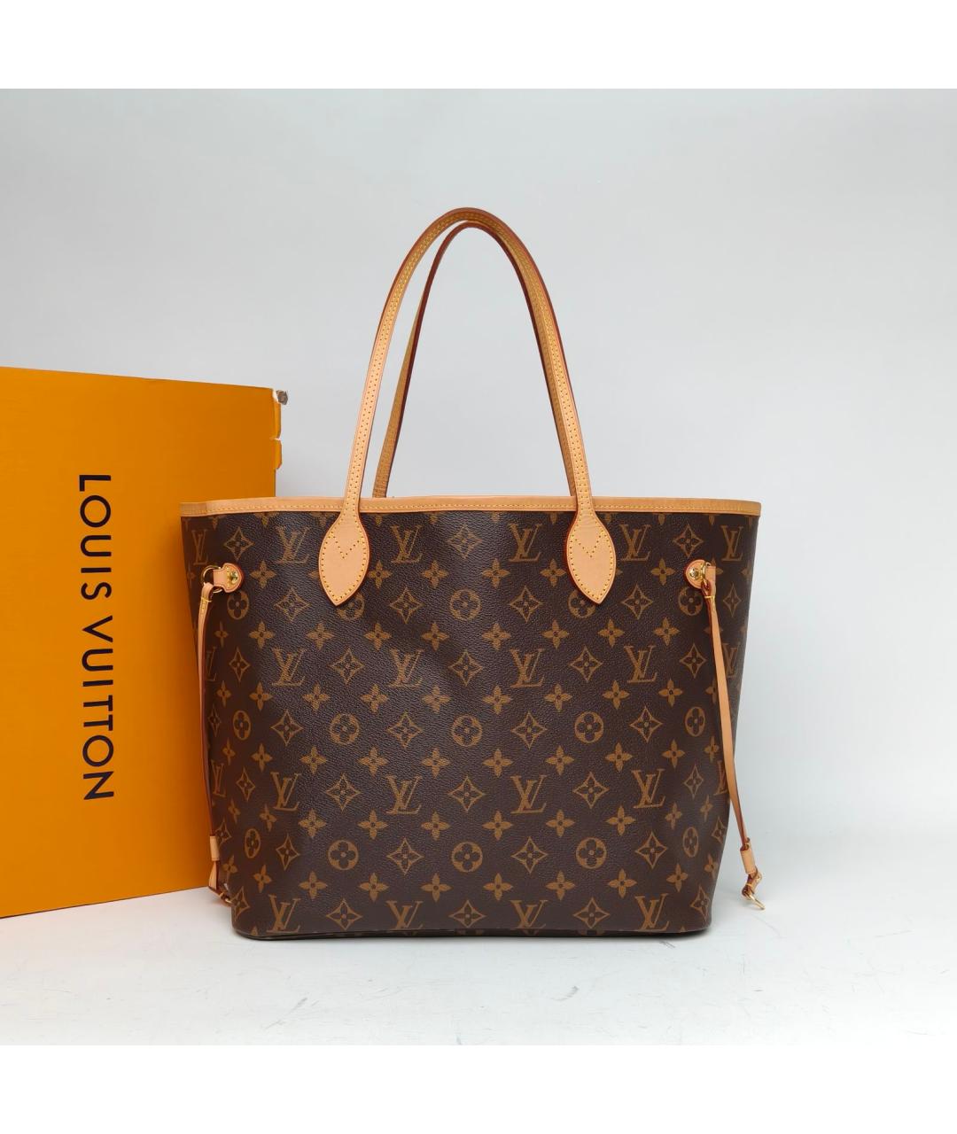 LOUIS VUITTON Коричневая сумка тоут, фото 8