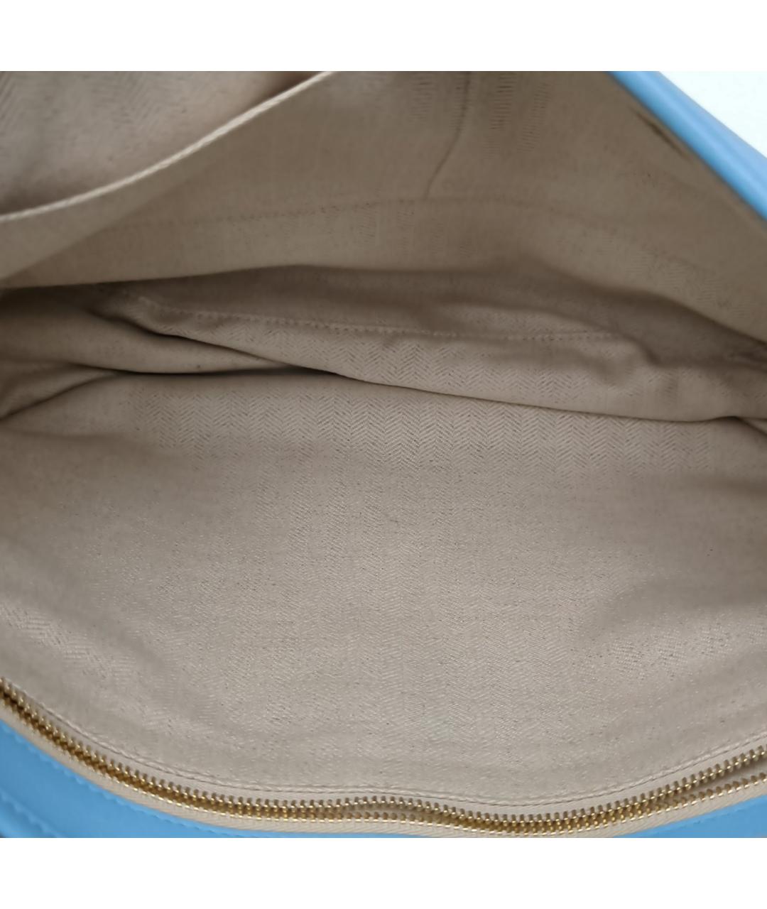 LOEWE Голубая кожаная сумка через плечо, фото 7