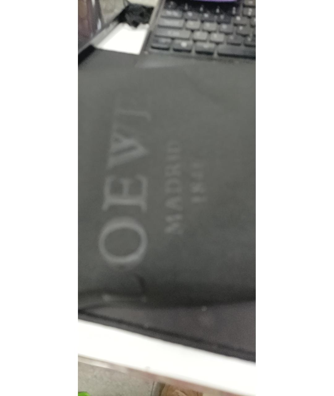 LOEWE Голубая кожаная сумка через плечо, фото 9