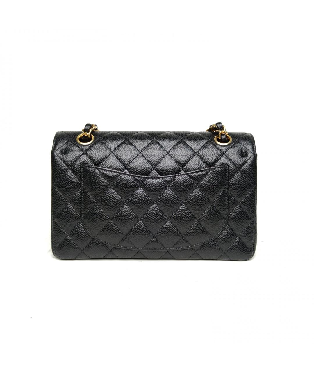 CHANEL Черная кожаная сумка через плечо, фото 4