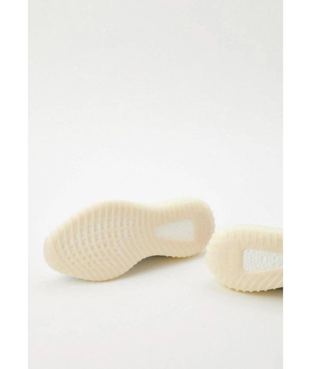 ADIDAS YEEZY Белые текстильные кроссовки, фото 5