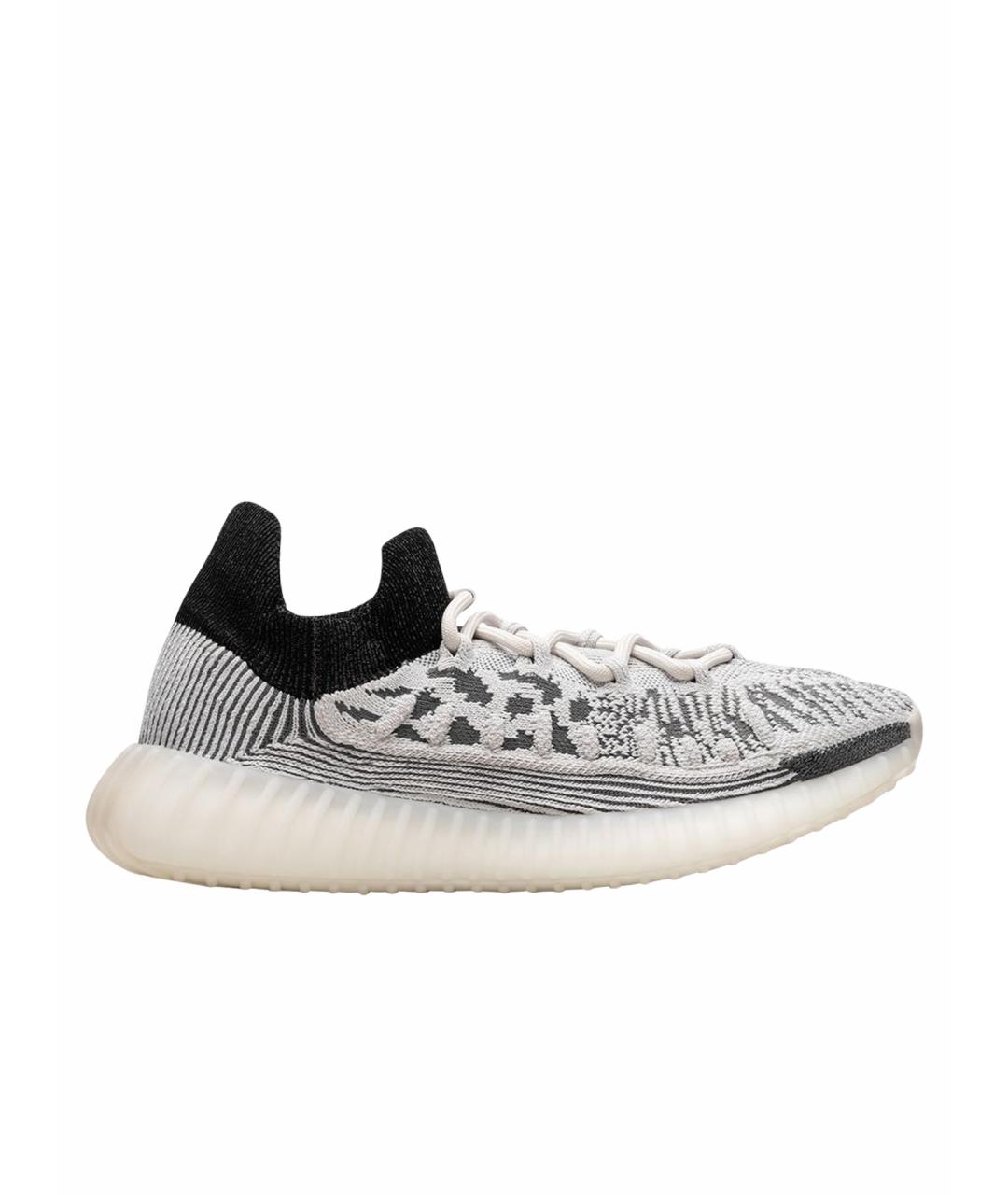 ADIDAS YEEZY Белые текстильные кроссовки, фото 1