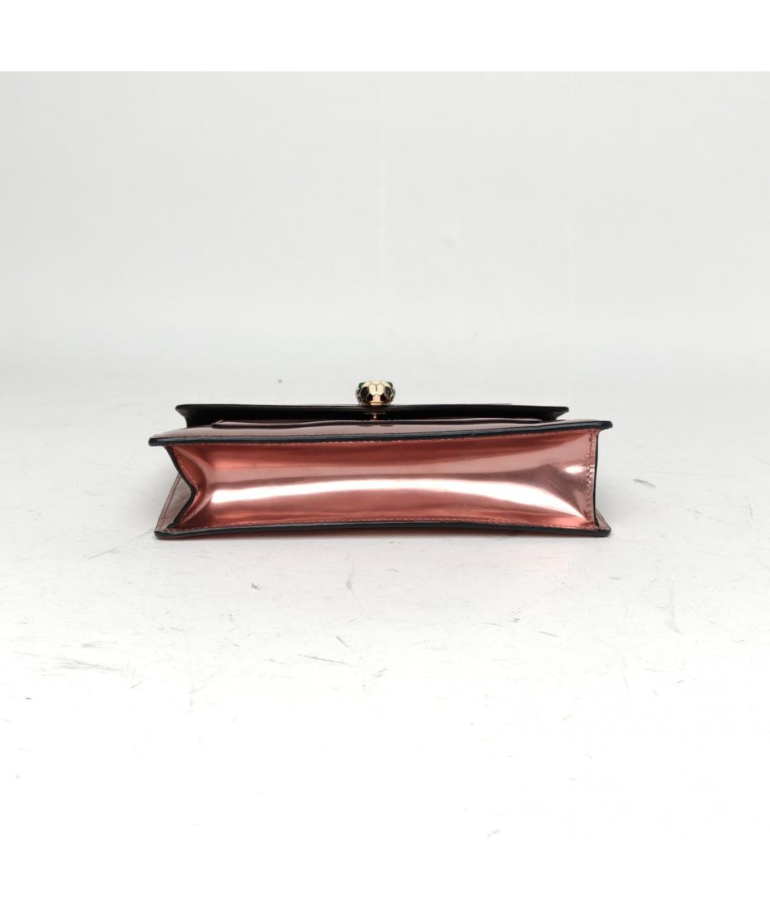 BVLGARI Розовая кожаная сумка через плечо, фото 6