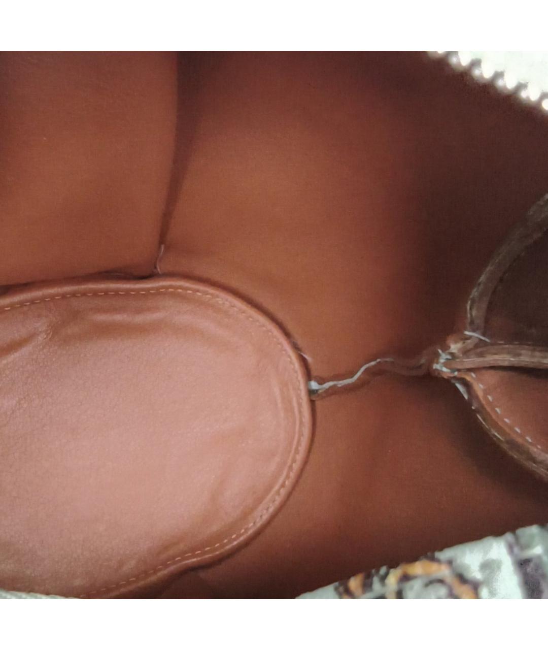 LOEWE Голубая кожаная сумка через плечо, фото 6