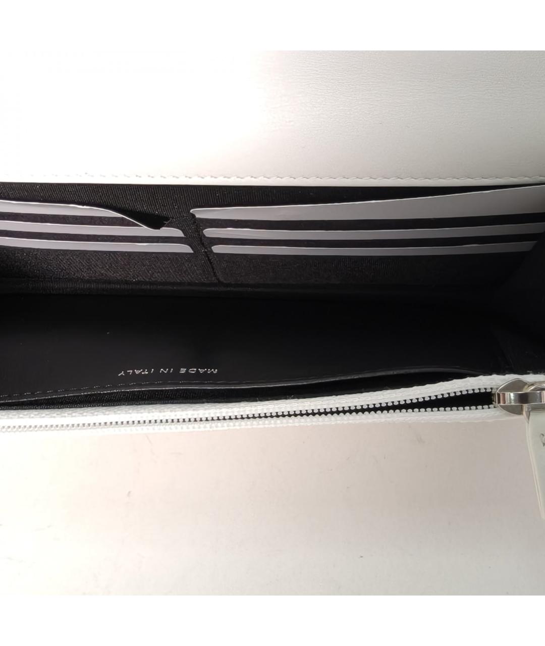 CHANEL Белая кожаная сумка через плечо, фото 8