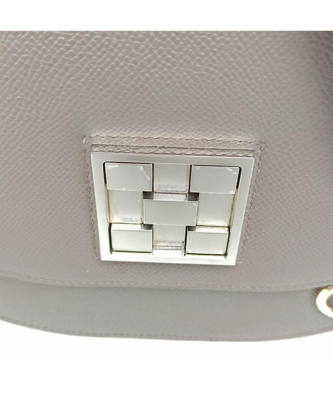 HERMES Синяя кожаная сумка через плечо, фото 2