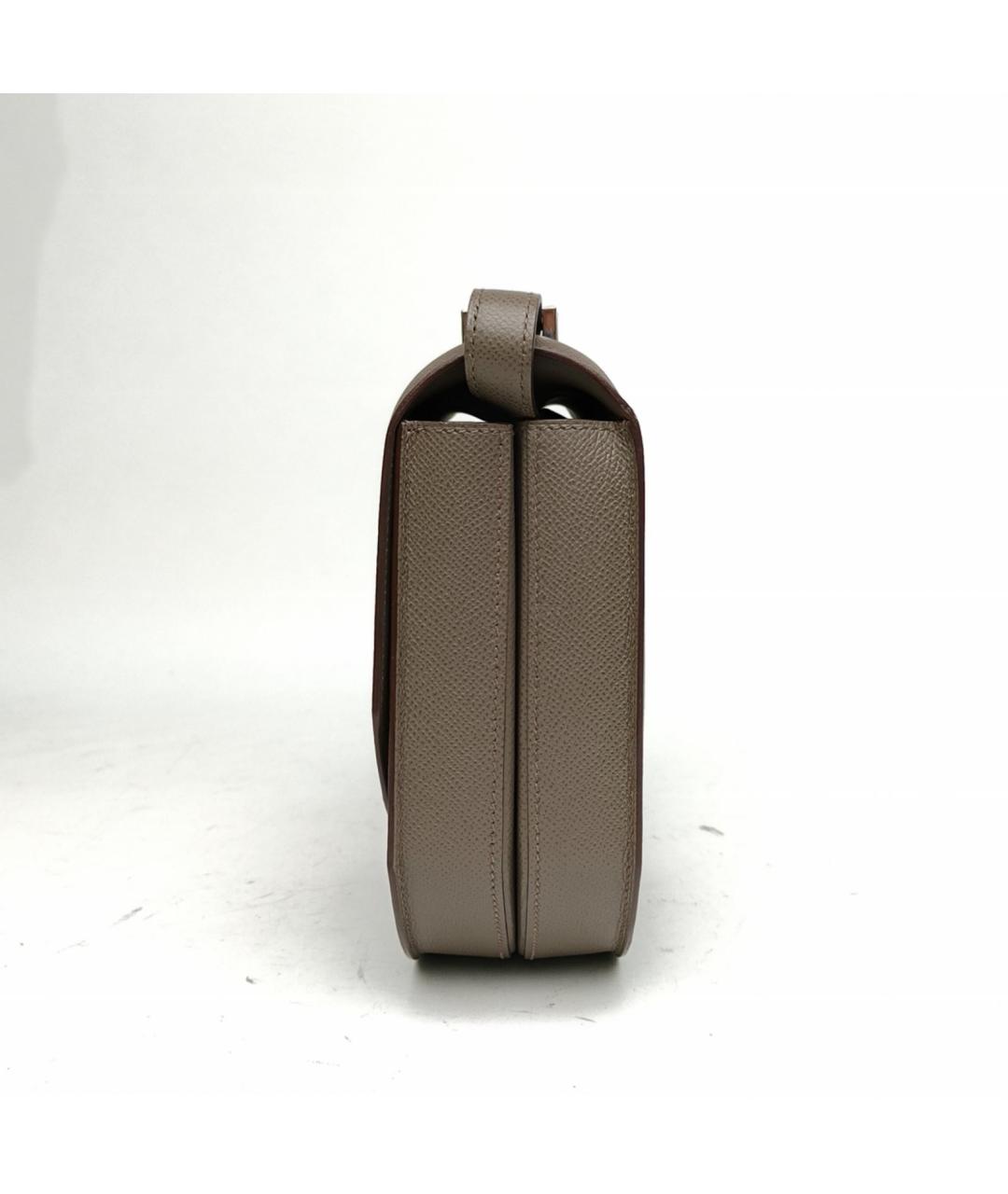 HERMES Синяя кожаная сумка через плечо, фото 5