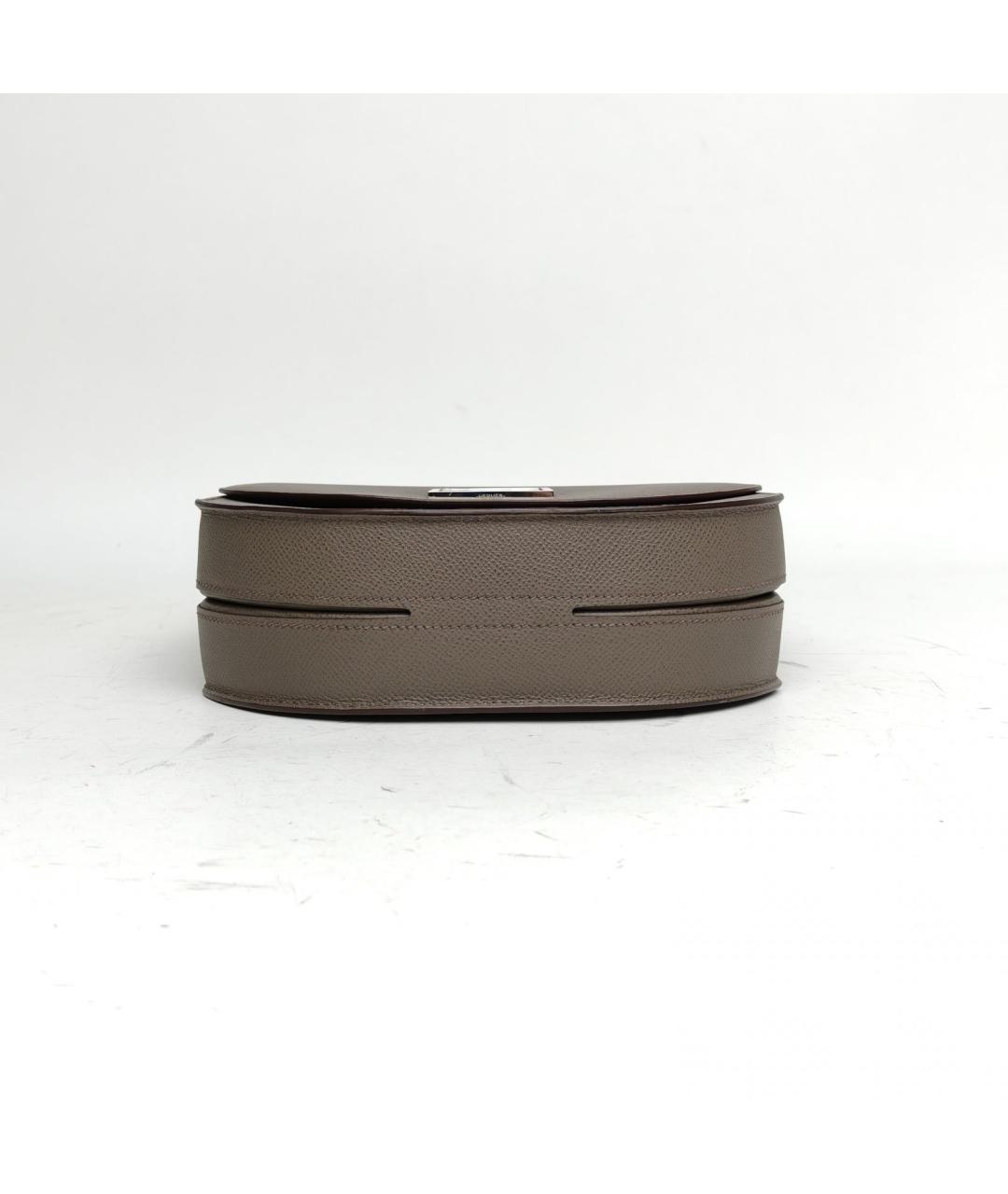 HERMES Синяя кожаная сумка через плечо, фото 8