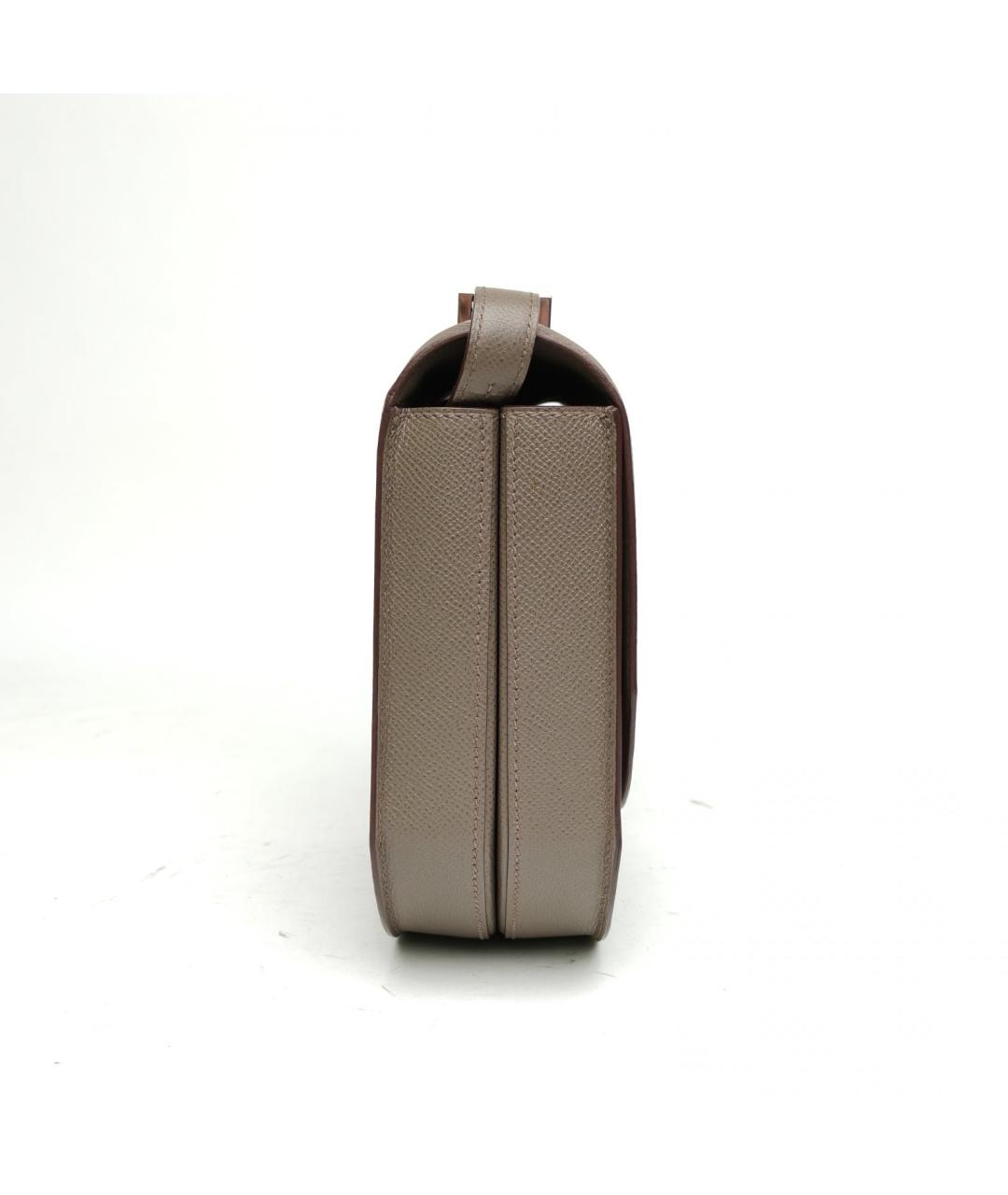 HERMES Синяя кожаная сумка через плечо, фото 7