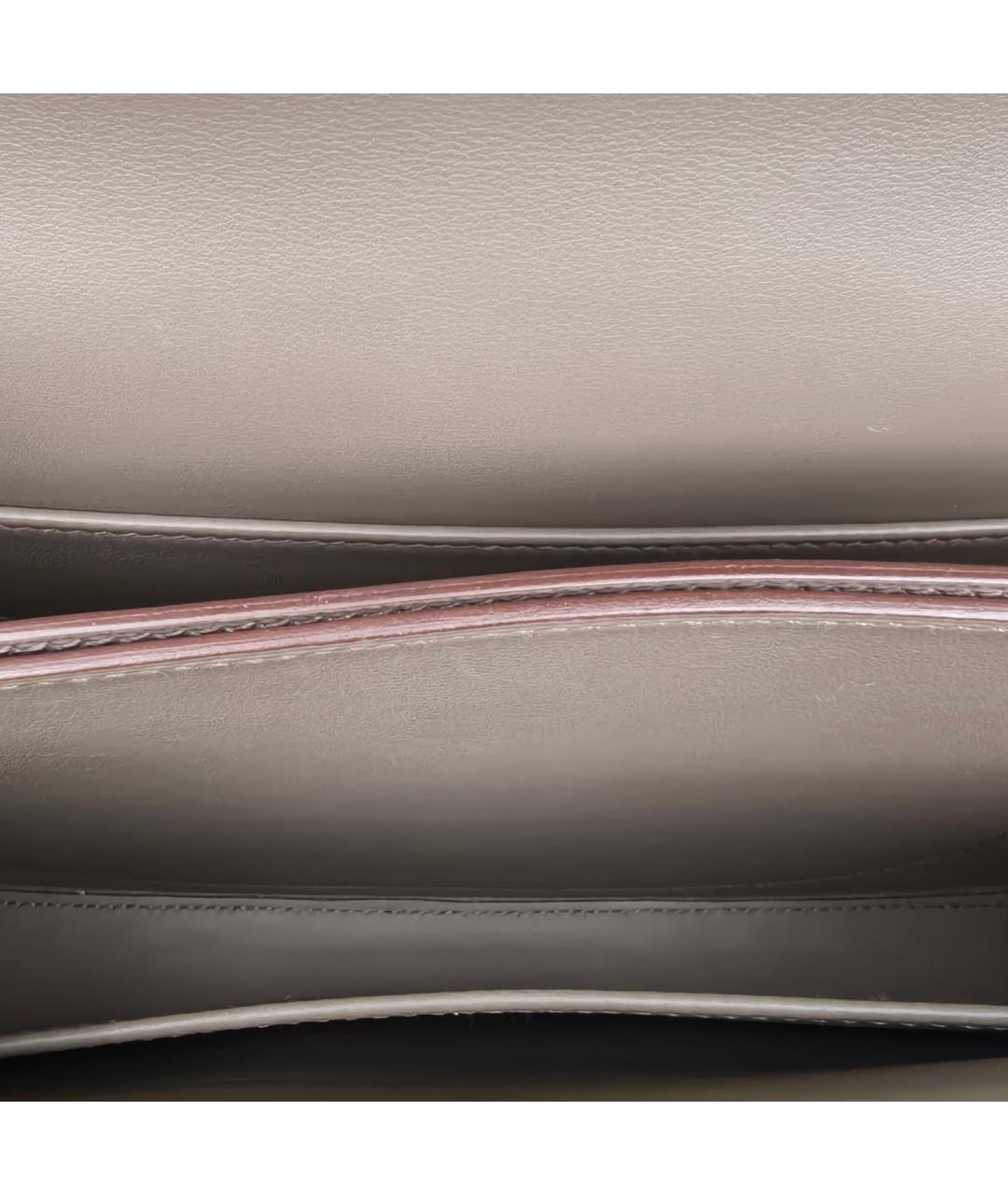 HERMES Синяя кожаная сумка через плечо, фото 9