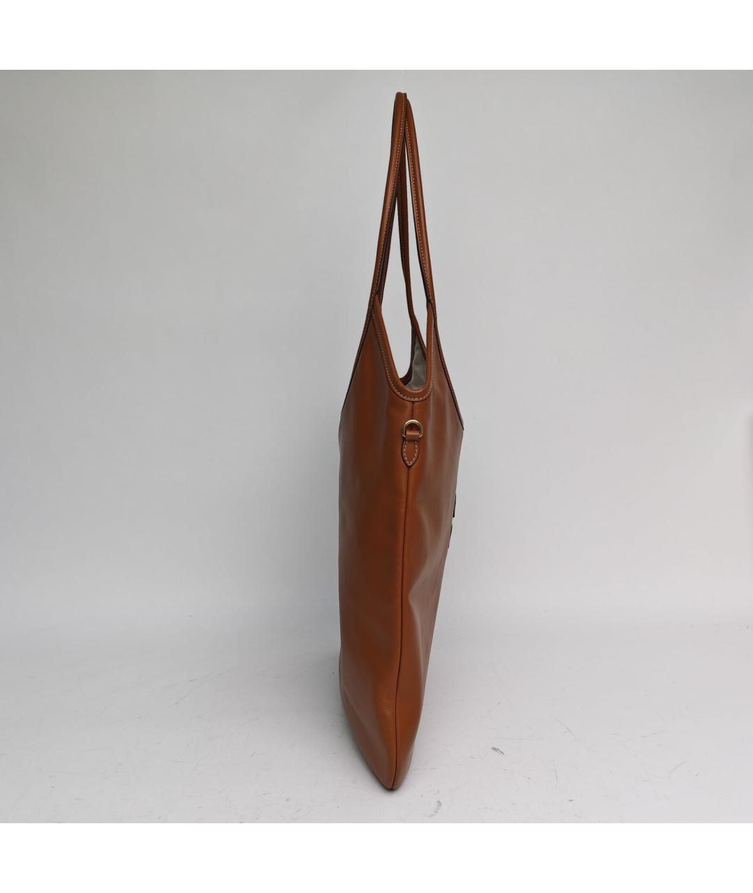 MIU MIU Коричневая кожаная сумка тоут, фото 5