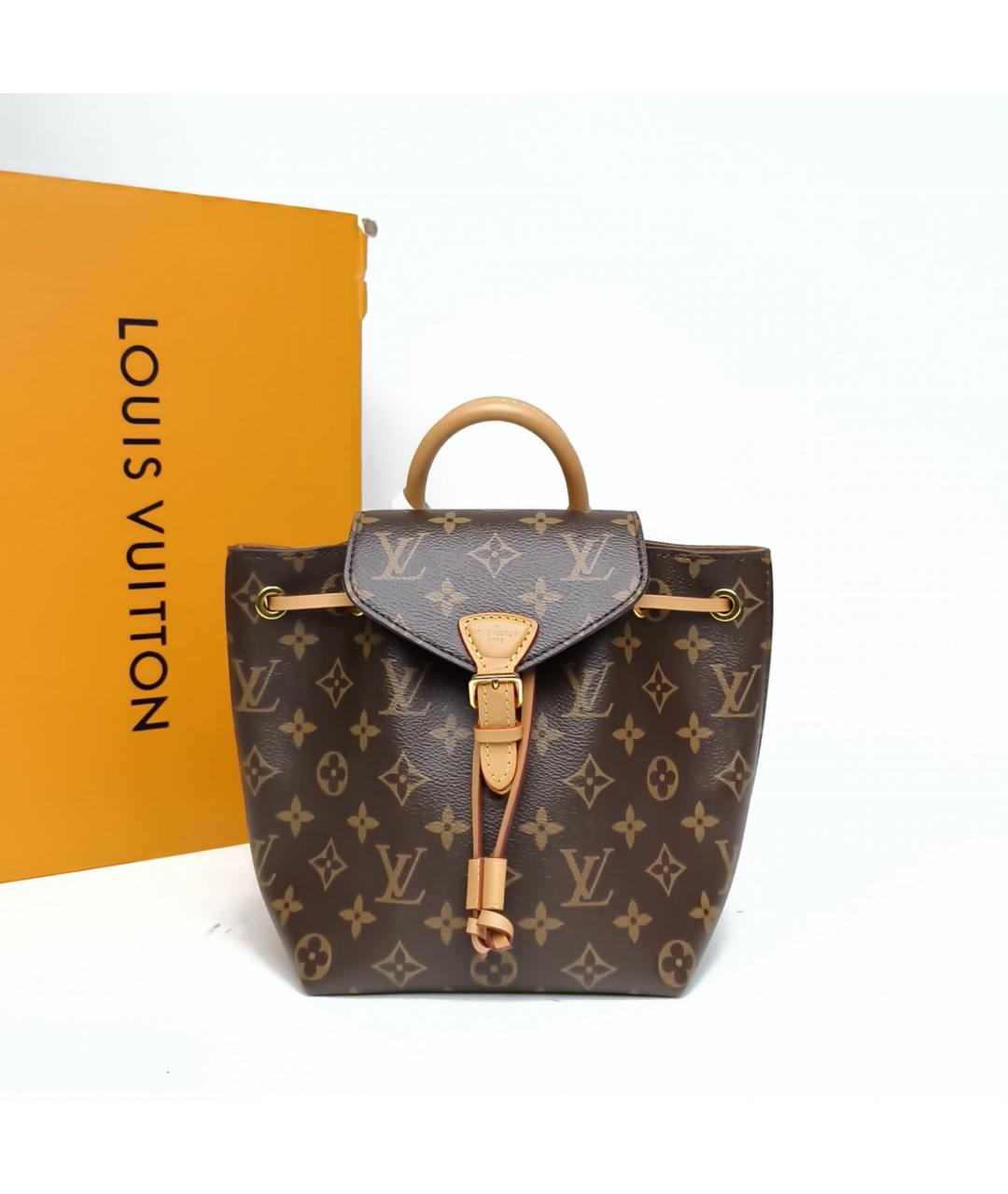 LOUIS VUITTON Коричневый рюкзак, фото 7