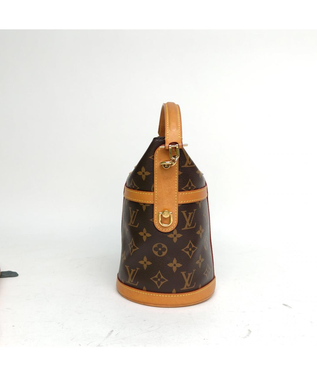 LOUIS VUITTON Коричневая сумка с короткими ручками, фото 3