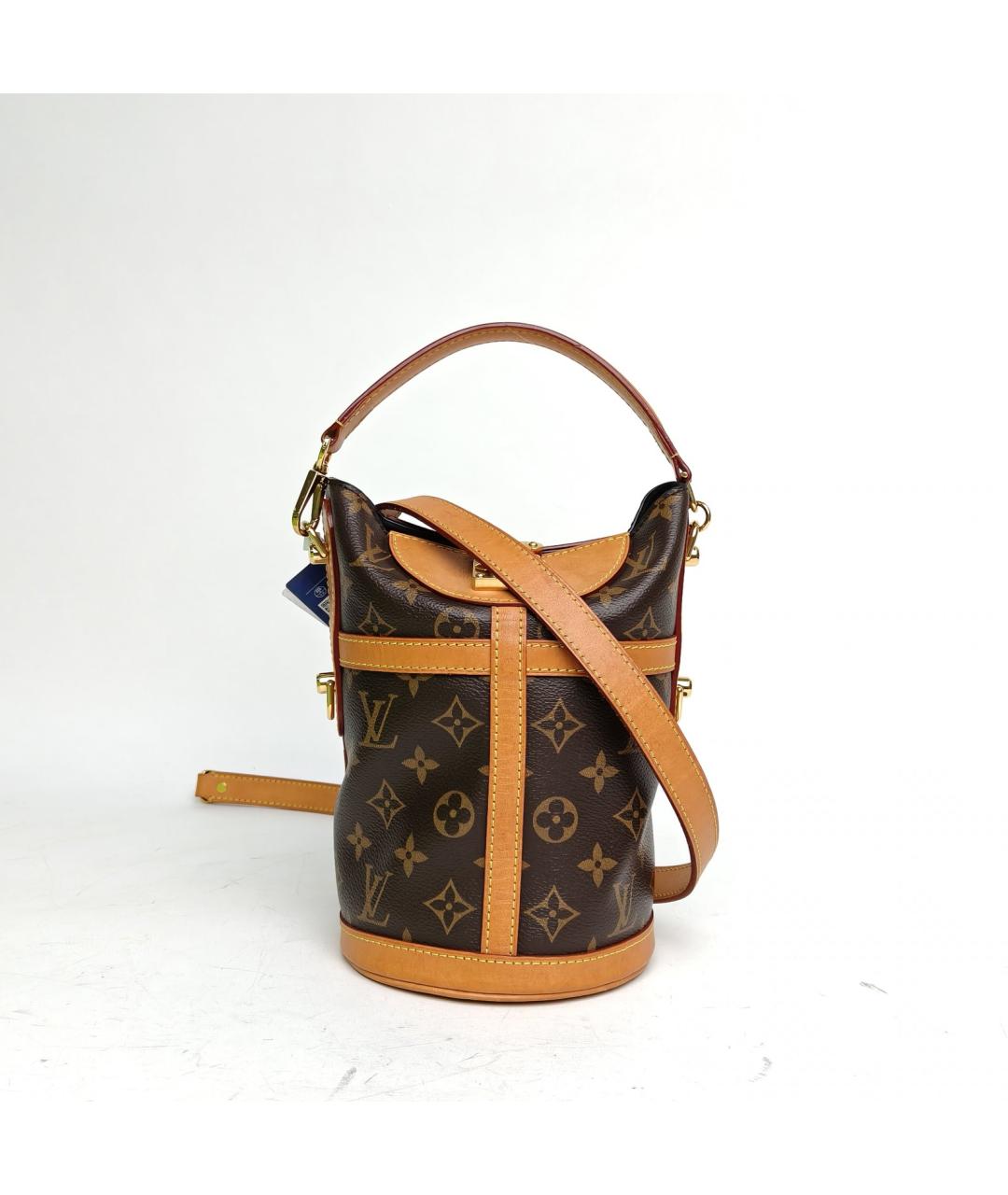 LOUIS VUITTON Коричневая сумка с короткими ручками, фото 2