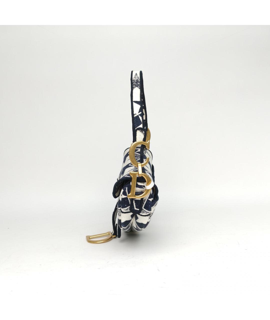 CHRISTIAN DIOR Синяя сумка через плечо, фото 3