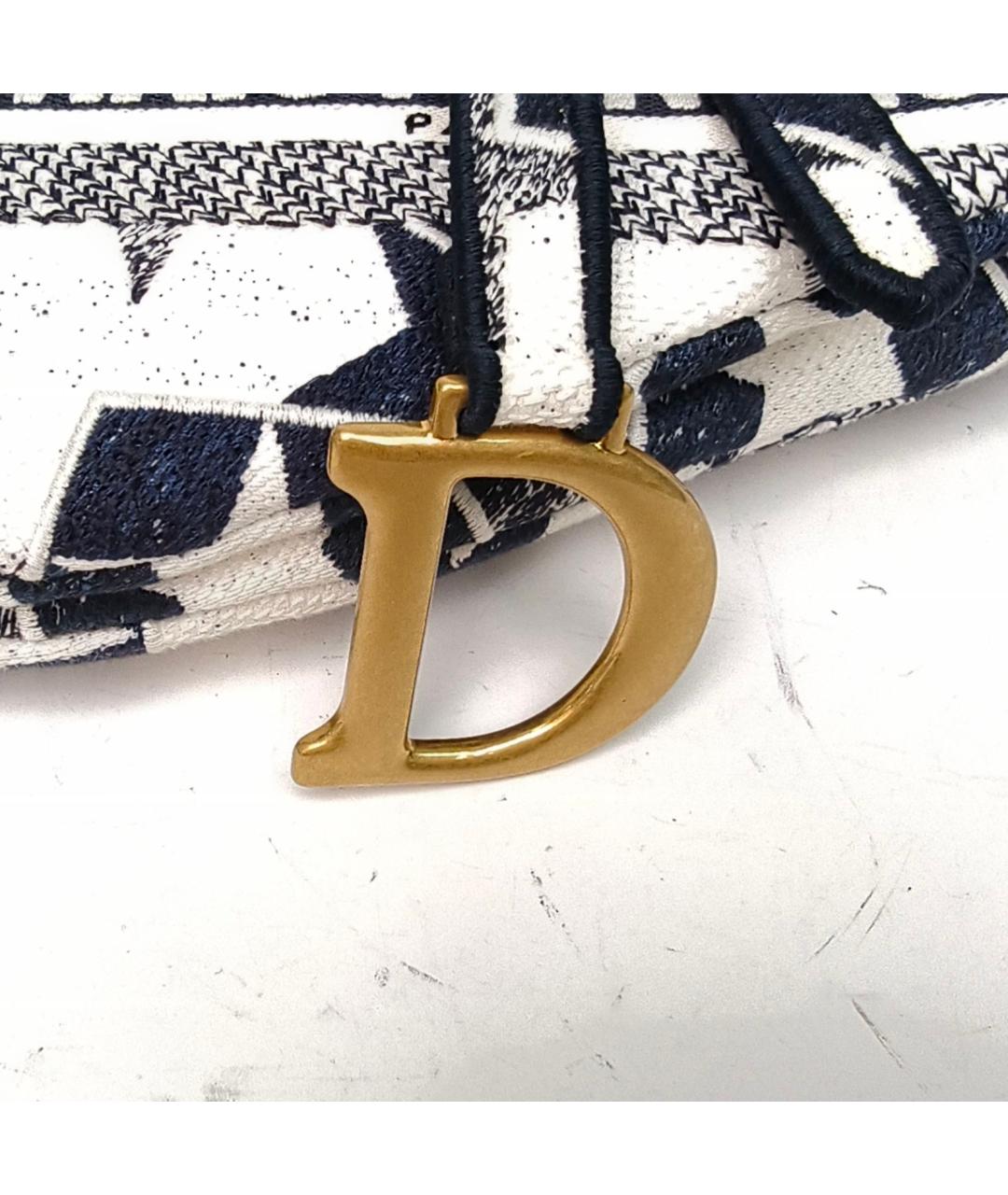 CHRISTIAN DIOR Синяя сумка через плечо, фото 7