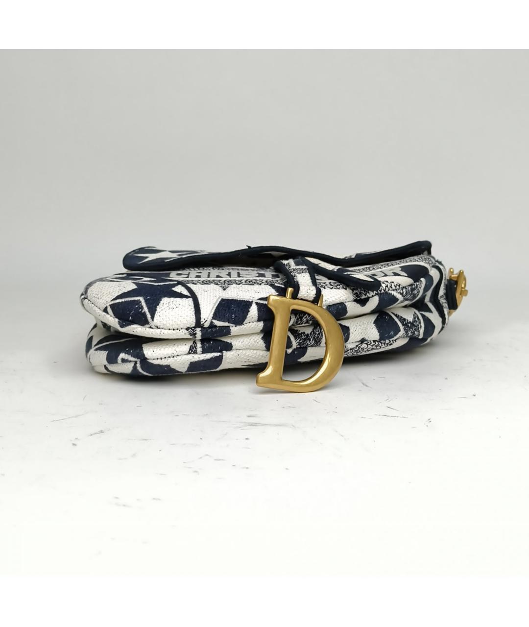 CHRISTIAN DIOR Синяя сумка через плечо, фото 6